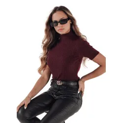Women's burgundy jumper Bela