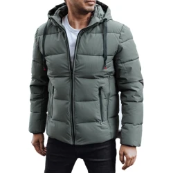 Vyriška žieminė pilkos spalvos striukė Nevex