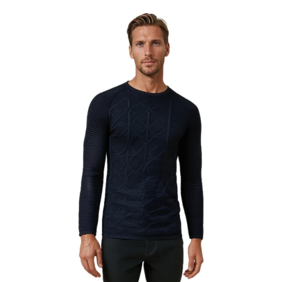 Vyriškas tamsiai mėlynas megztinis Zuma Megztiniai