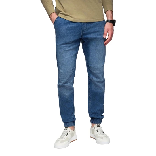 Vyriškos mėlynos spalvos kelnės Cosmi Džinsai ir Jogeriai