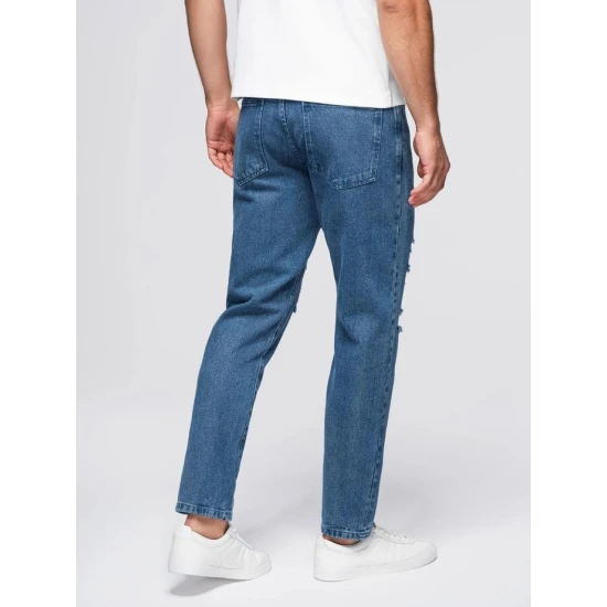 Vyriški mėlynos spalvos džinsai Cart Džinsai ir Jogeriai