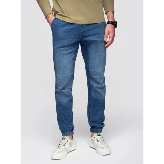 Vyriškos mėlynos spalvos kelnės Cosmi Džinsai ir Jogeriai