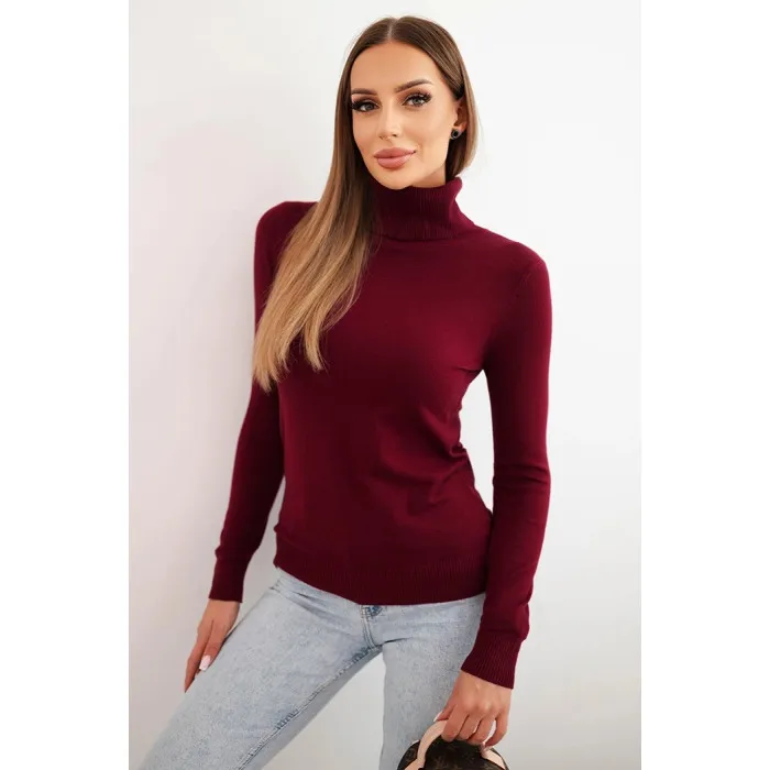 Women's burgundy jumper Cloud