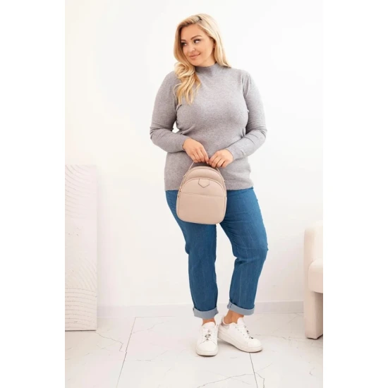 Moteriška pilkos spalvos megztinis Kato Moteriški megztiniai