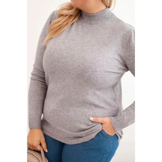 Moteriška pilkos spalvos megztinis Kato Moteriški megztiniai