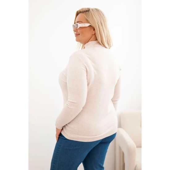 Moteriškas rusvos spalvos megztinis Kato Moteriški megztiniai