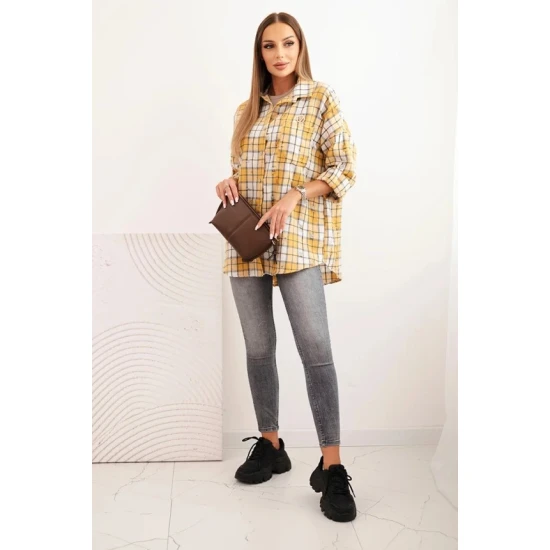 Moteriški geltoni languoti marškiniai Copo Moteriški marškiniai