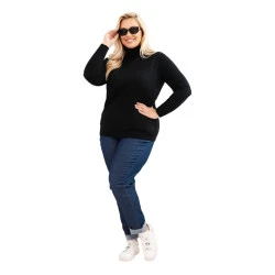 Moteriškas juodas megztinis Nolo