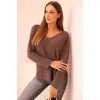 Women's brown cardigan Remo Women's sweaters