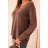 Women's brown cardigan Remo Women's sweaters