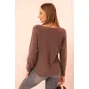 Women's brown cardigan Remo Women's sweaters