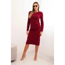 Moteriškas raudonas komplektas Aura