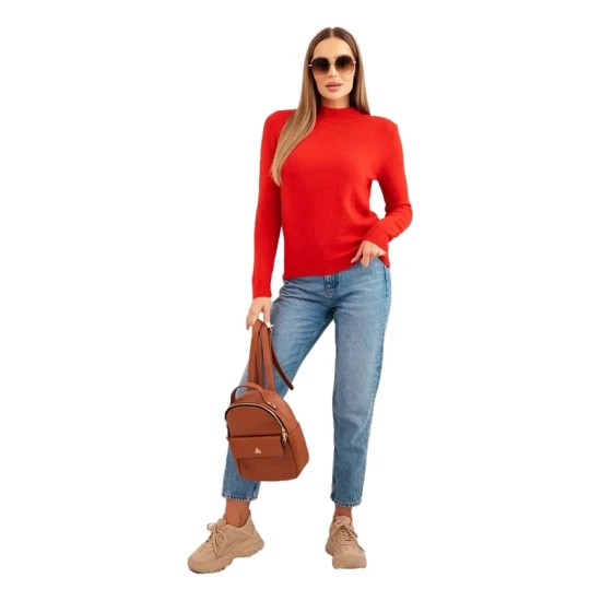 Moteriškas raudonas megztinis Eden Moteriški megztiniai