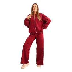 Moteriškas raudonas komplektas Fan