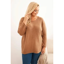 Moteriškas rudas megztinis Minos