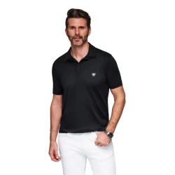 Vyriški juodi polo marškinėliai Exim