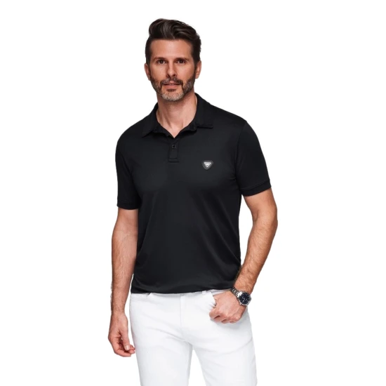 Vyriški juodi polo marškinėliai Exim POLO marškinėliai