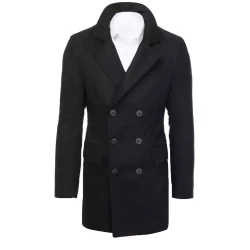 Vyriškas juodas paltas Nelly
