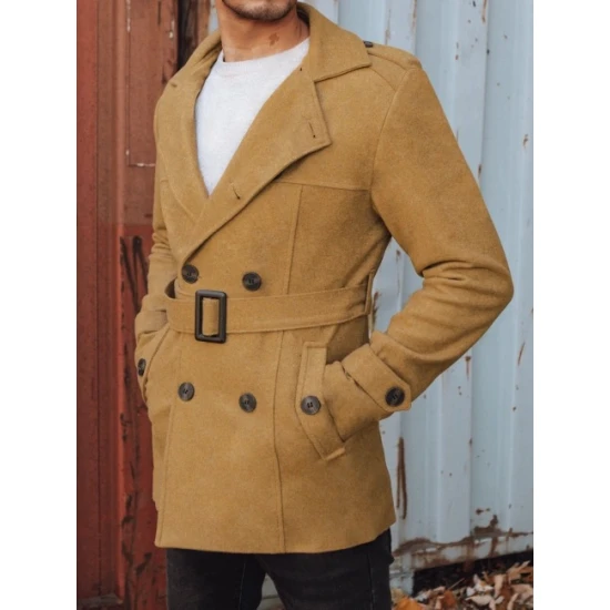 Vyriškas rudas paltas Arlas Paltai