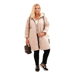 Moteriška šviesiai rusvos spalvos striukė Hope