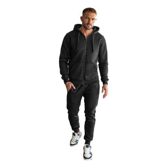 Juodas vyriškas sportinis kostiumas Pazar ax0138
