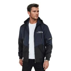 Vyriška tamsiai mėlynos spalvos striukė Mask