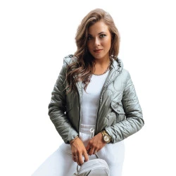 Moteriška žalia striukė Wool