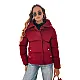 Moteriška žiemeinė bordo spalvos striukė Lari Moteriškos striukės