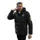 Vyriška juoda žieminė striukė Lorenco JS/57M7503/392