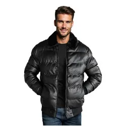 Men's black winter jacket Dorian 