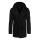 Vyriškas juodas žieminis paltas Coast