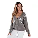 Women's grey sweater Kerinda