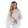 Moteriškas baltas megztinis Bravina Džemperiai