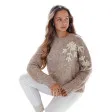 Женский темно-русый свитер Daga