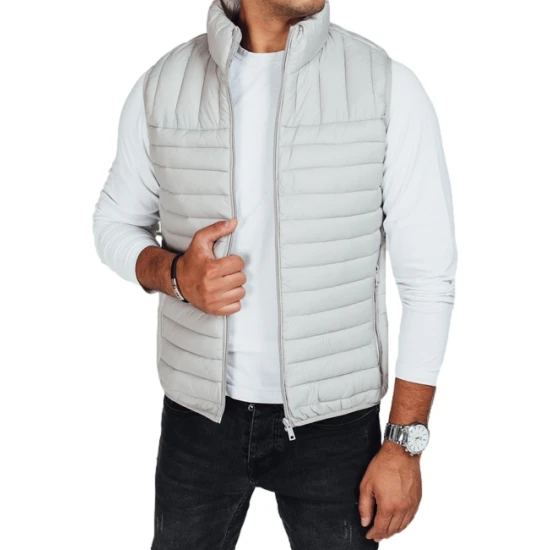 Vyriška šviesiai pilkos spalvos liemenė Pole Liemenės