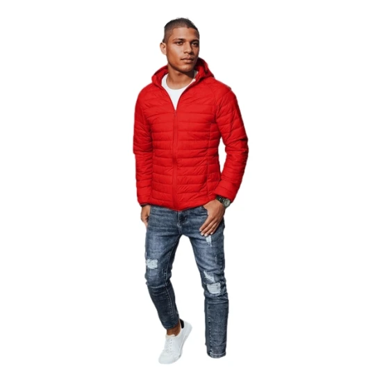 Vyriška raudona pavasarinė striukė Serg TX4417