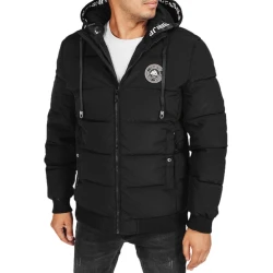 Vyriška juoda žieminė striukė Tamil