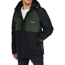 Vyriška tamsiai žalia žieminė striukė Banket