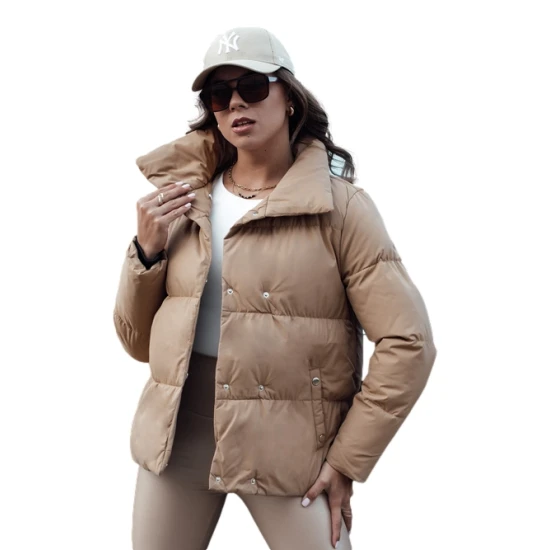 Moteriška žiemeinė rusvos spalvos striukė Lari Moteriškos striukės