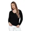 Czarny sweter damski Nela Swetry damskie