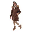 Women's winter jacket in brown Varel