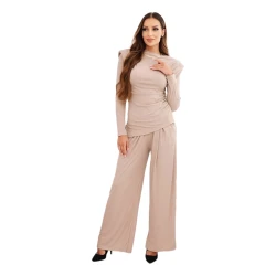 Moteriškas rusvos spalvos komplektas Emit