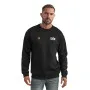 Men's black hooded sweatshirt Crew