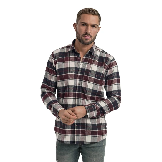 Vyriški bordo languoti marškiniai Marino Marškiniai