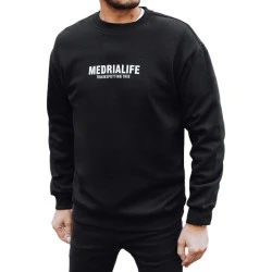 Vyriškas juodas džemperis Medrialife