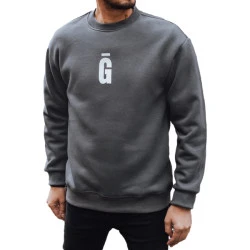 Vyriškas tamsiai pilkas džemperis Gala