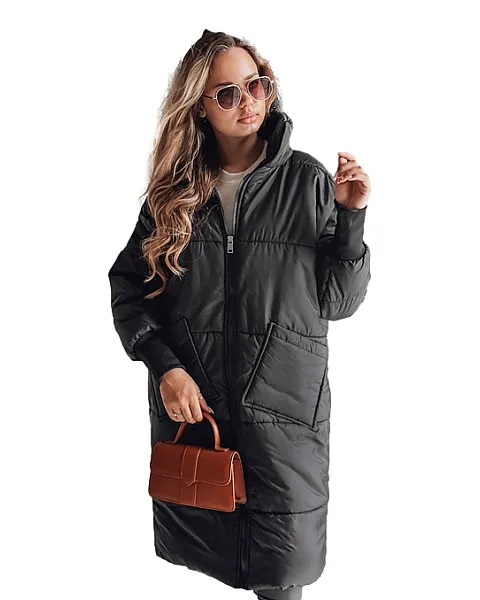 Moteriška oversize juoda striukė Gala