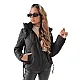 Moteriška žieminė juodos spalvos striukė Silma