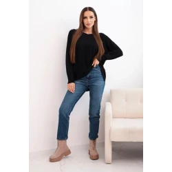 Moteriškas juodas megztinis Star