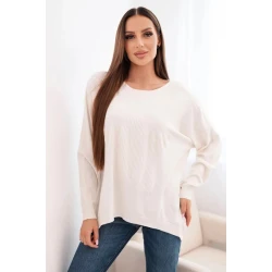 Moteriškas šviesiai rusvas megztinis Star